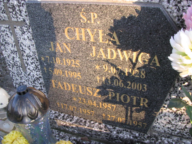 Piotr Chyła 1957 Nowa Cerkiew - Grobonet - Wyszukiwarka osób pochowanych