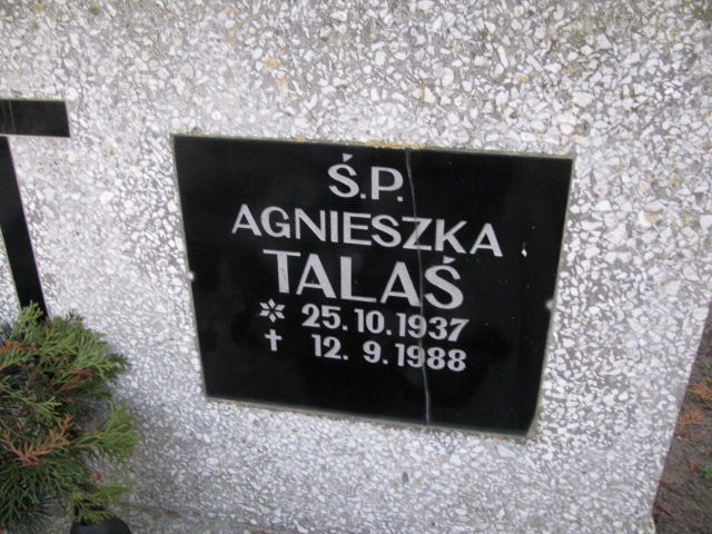 Grób Agnieszka Talaś