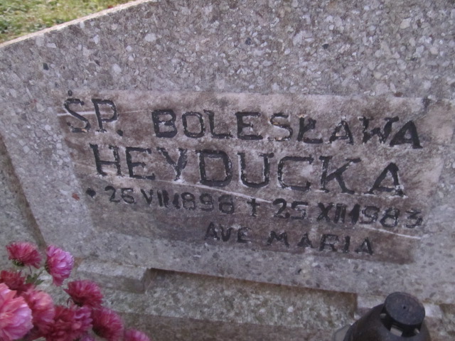 Bolesława Heyducka 1898 Nowa Cerkiew - Grobonet - Wyszukiwarka osób pochowanych